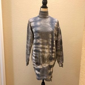 Young Fabulous & Broke Tie Dye Sweatshirt Dress in size x-small